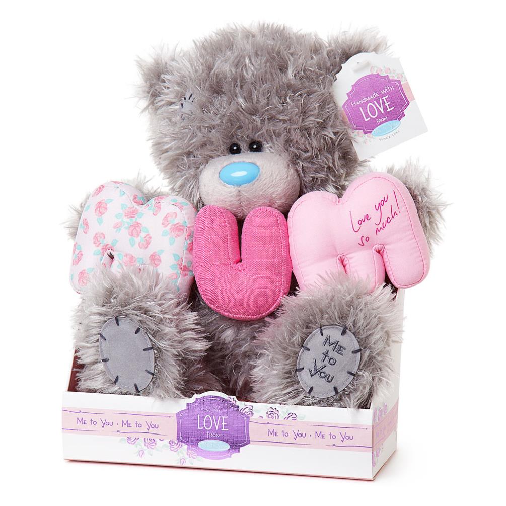 9" Padded Letters Mum Me to You Bear Extra Image 1